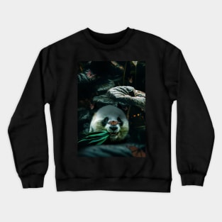 Hiding Panda Crewneck Sweatshirt